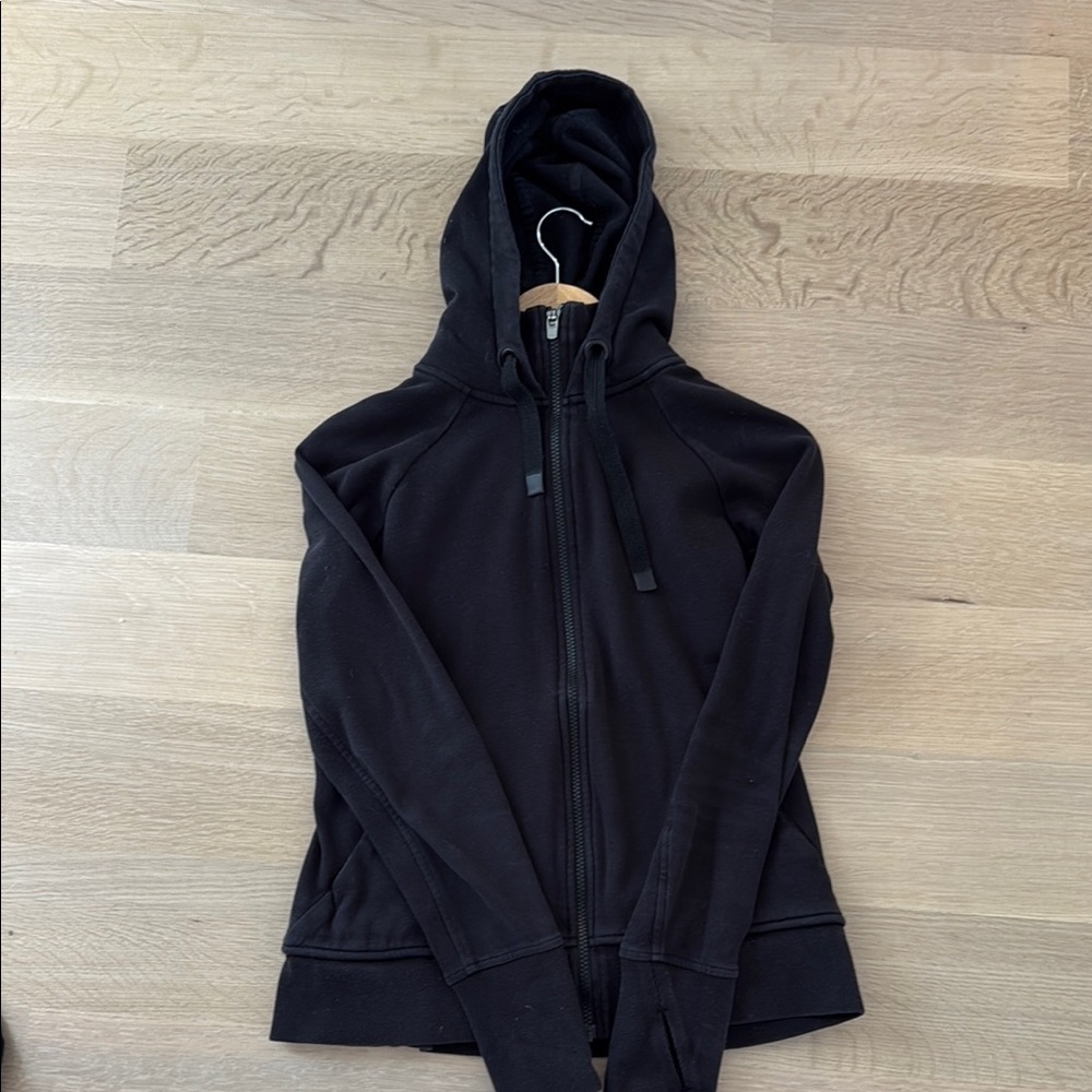 Athleta black zip up